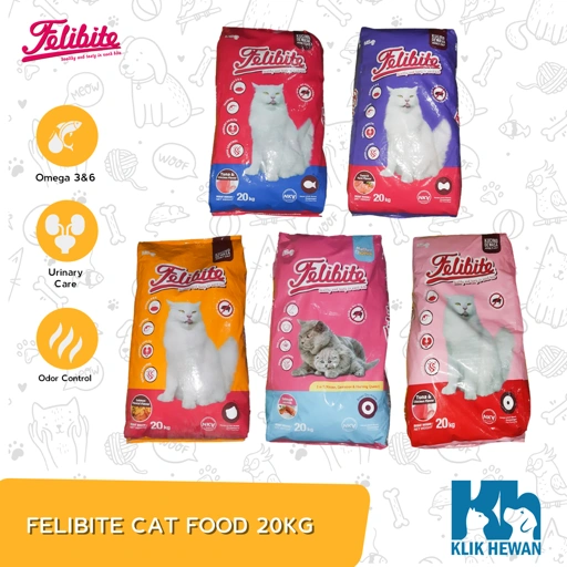 Makanan Kucing Kering Felibite Adult Kitten Dry Cat Food 20 Kg