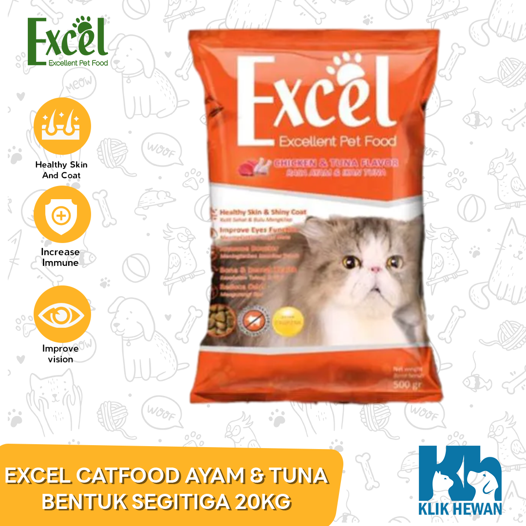 Excel 20 Kg / Makanan Kucing Donat Ikan