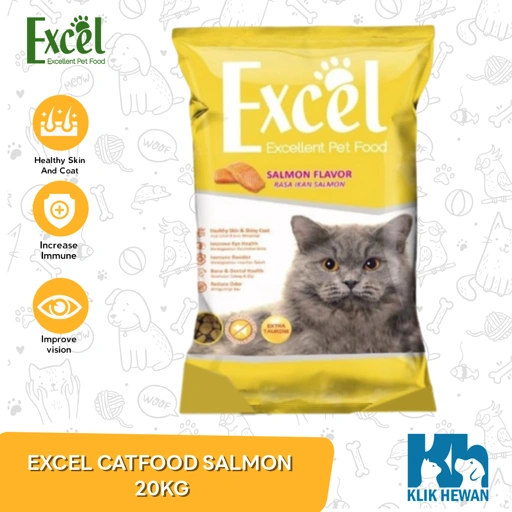 Excel 20 Kg / Makanan Kucing Donat Ikan