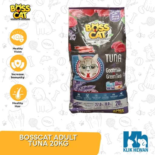 Makanan Kucing Boss Cat Food Adult Kitten 20 Kg