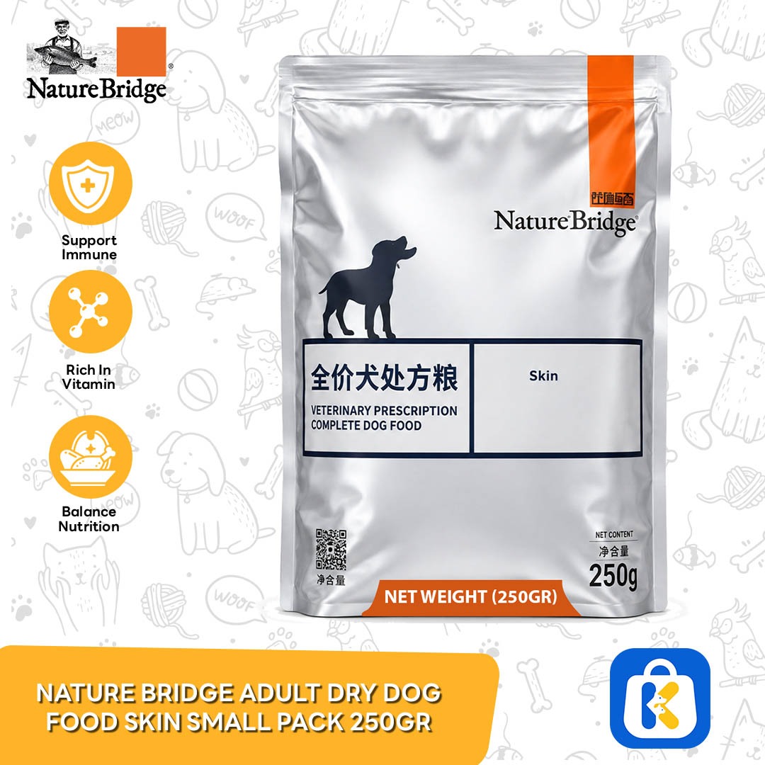Nature Bridge Adult Dry Dog Food Skin Small Pack 250gram