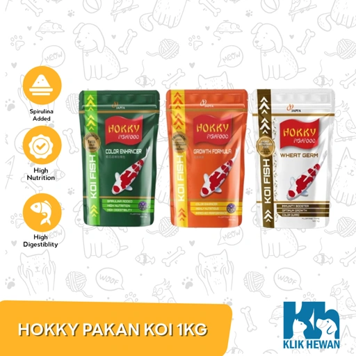 Makanan Ikan Hokky Pakan Koi Fish Food 1 Kg