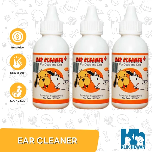 Obat Pembersih Telinga Kucing / Anjng Ear Cleaner 65 ml