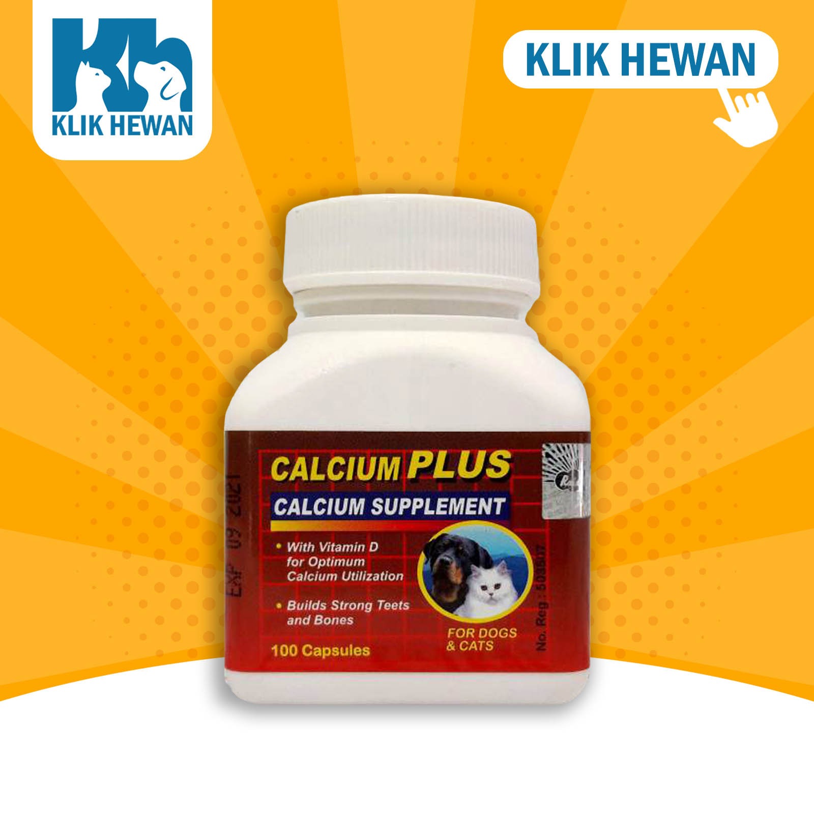 E Plus Vitamin Suplemen Kucing Anjing Melahirkan Pasca Lahiran