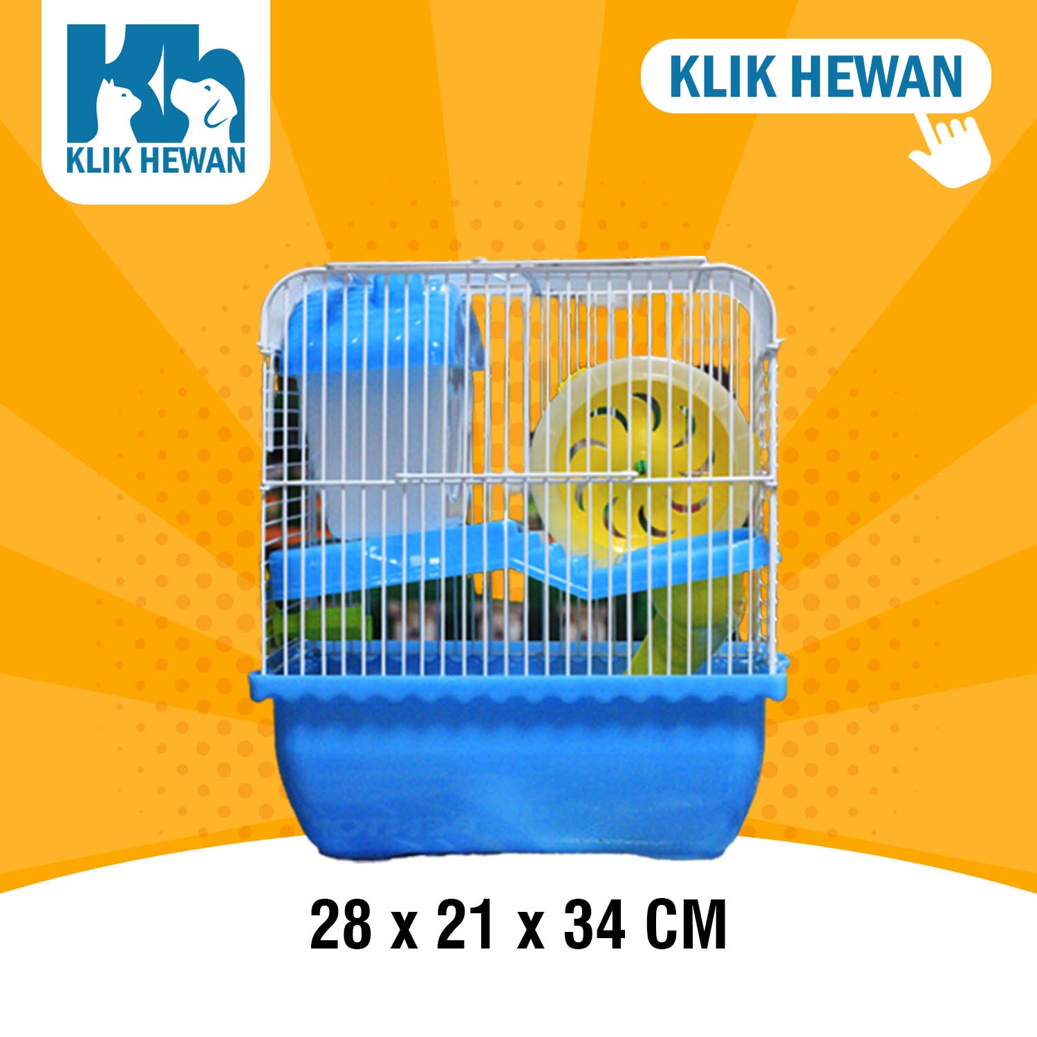 Hamster Cage PG 3 - Kandang Hamster - Rumah Hamster