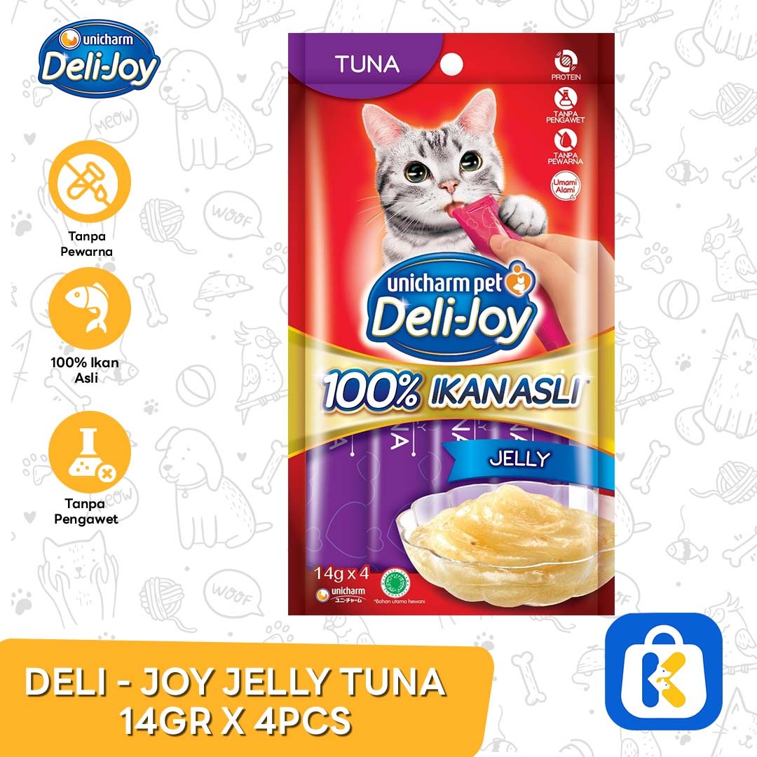 Snack Kucing Deli Joy Creamy Cat treat Cemilan 14 Gr