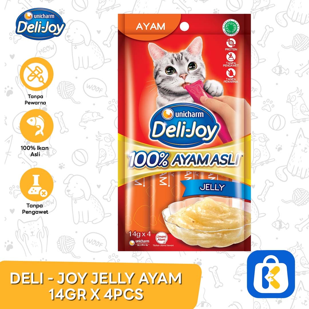 Snack Kucing Deli Joy Creamy Cat treat Cemilan 14 Gr