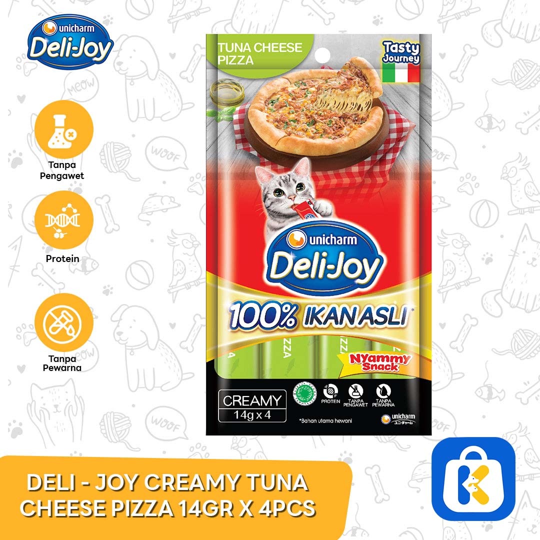 Snack Kucing Deli Joy Creamy Cat treat Cemilan 14 Gr