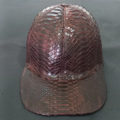 Image of Topi "Cokelat Mahoni" Kulit Asli – Anggun, Berani, Memikat
