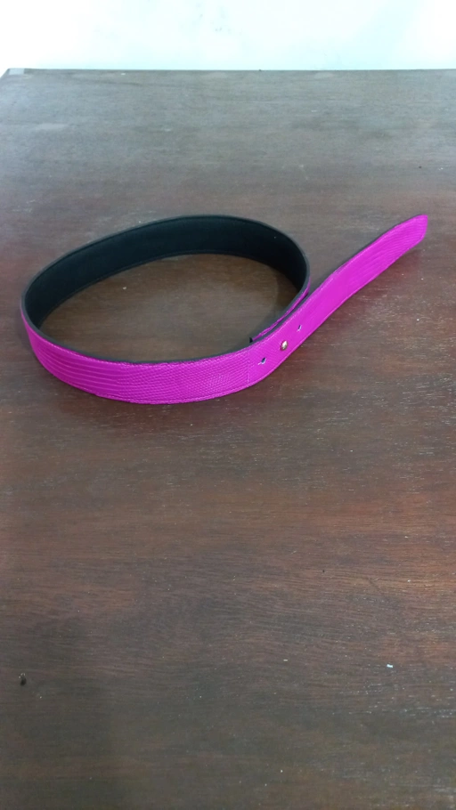 Image of Ikat Pinggang "Pink Lembut" Kulit Asli – Anggun, Berani, Memikat