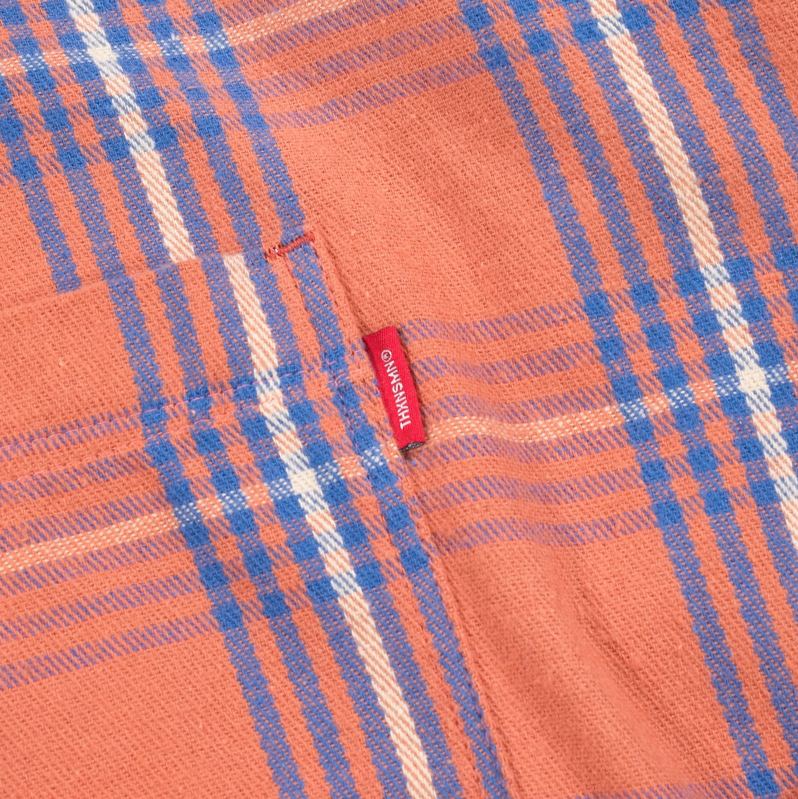 04 - Oversized Helenoria Flannel Shirt Orange Thanksinsomnia