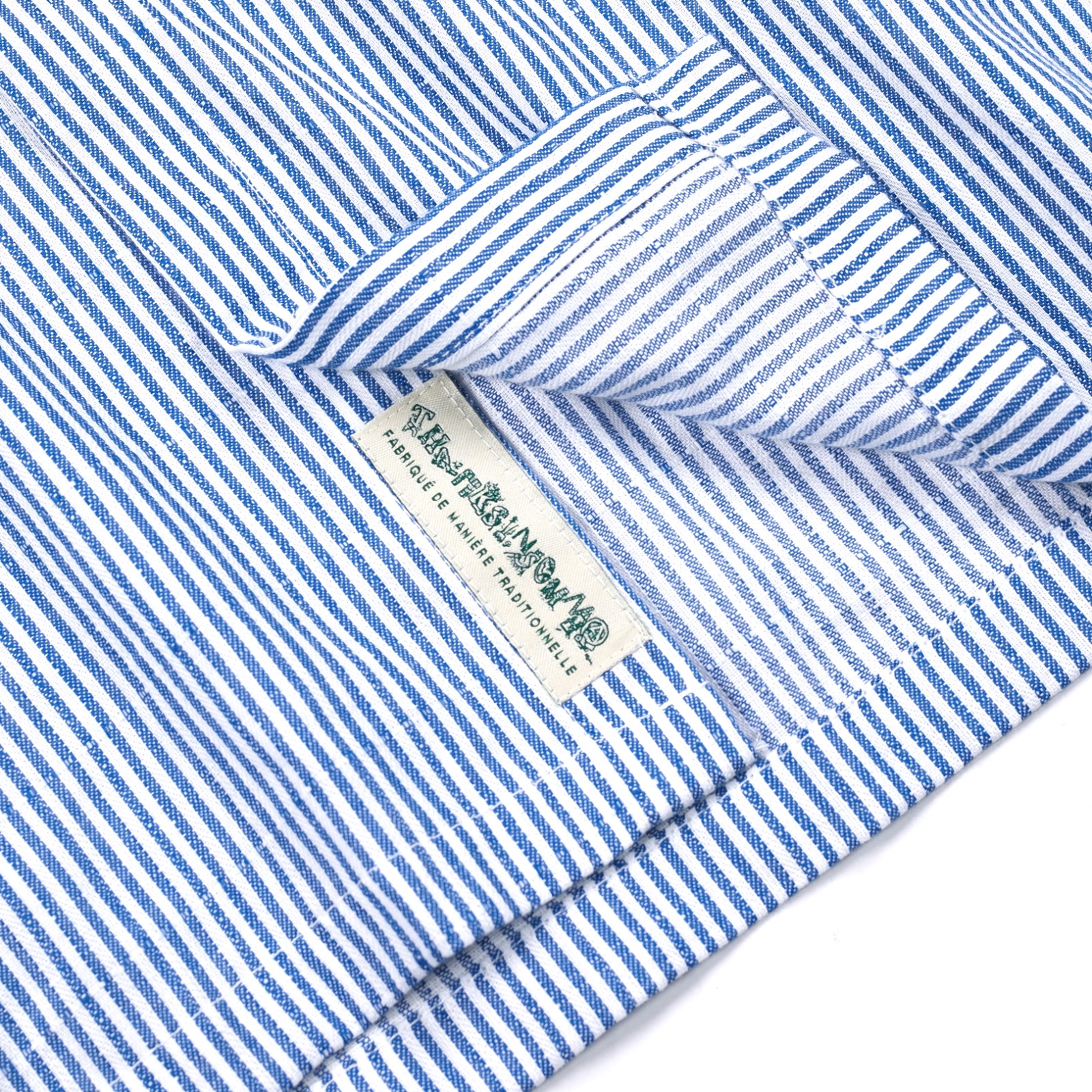02 - Long Shirt Emerald White Blue Stripe Thanksinsomnia