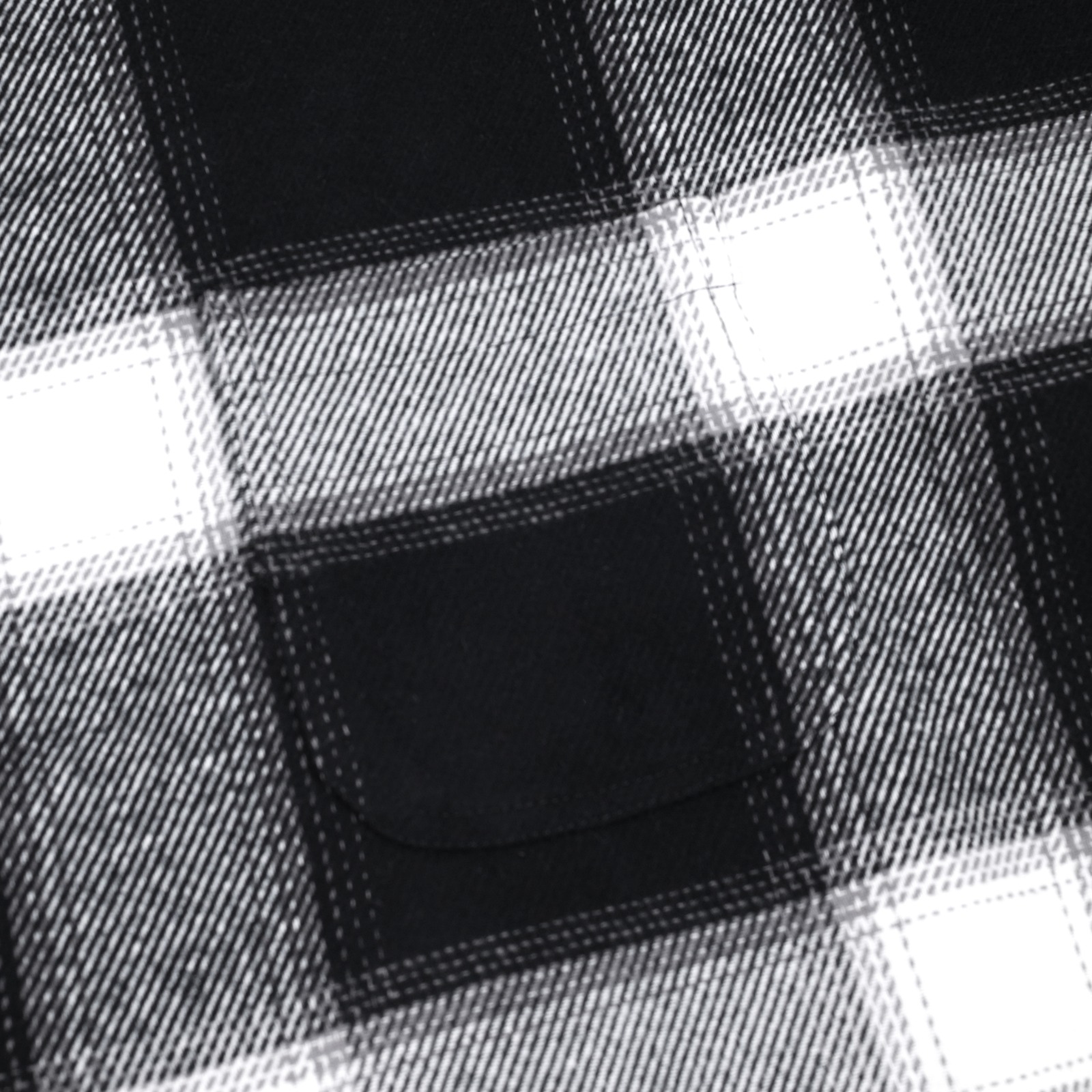 02 - Oversized Flannel Myressia Plaid White Black Thanksinsomnia