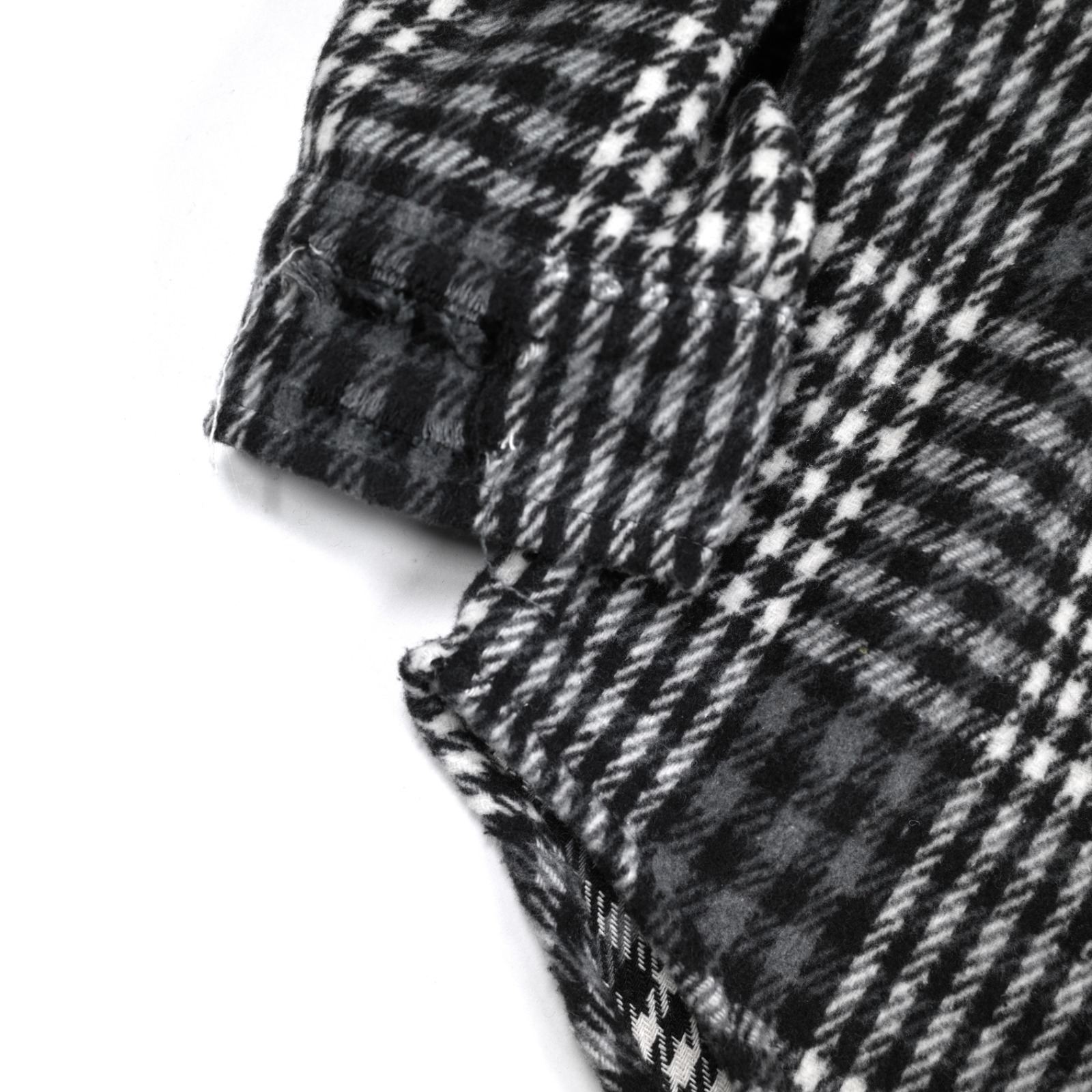 03 - Oversized Flannel Shirt Melody Black Plaid Thanksinsomnia