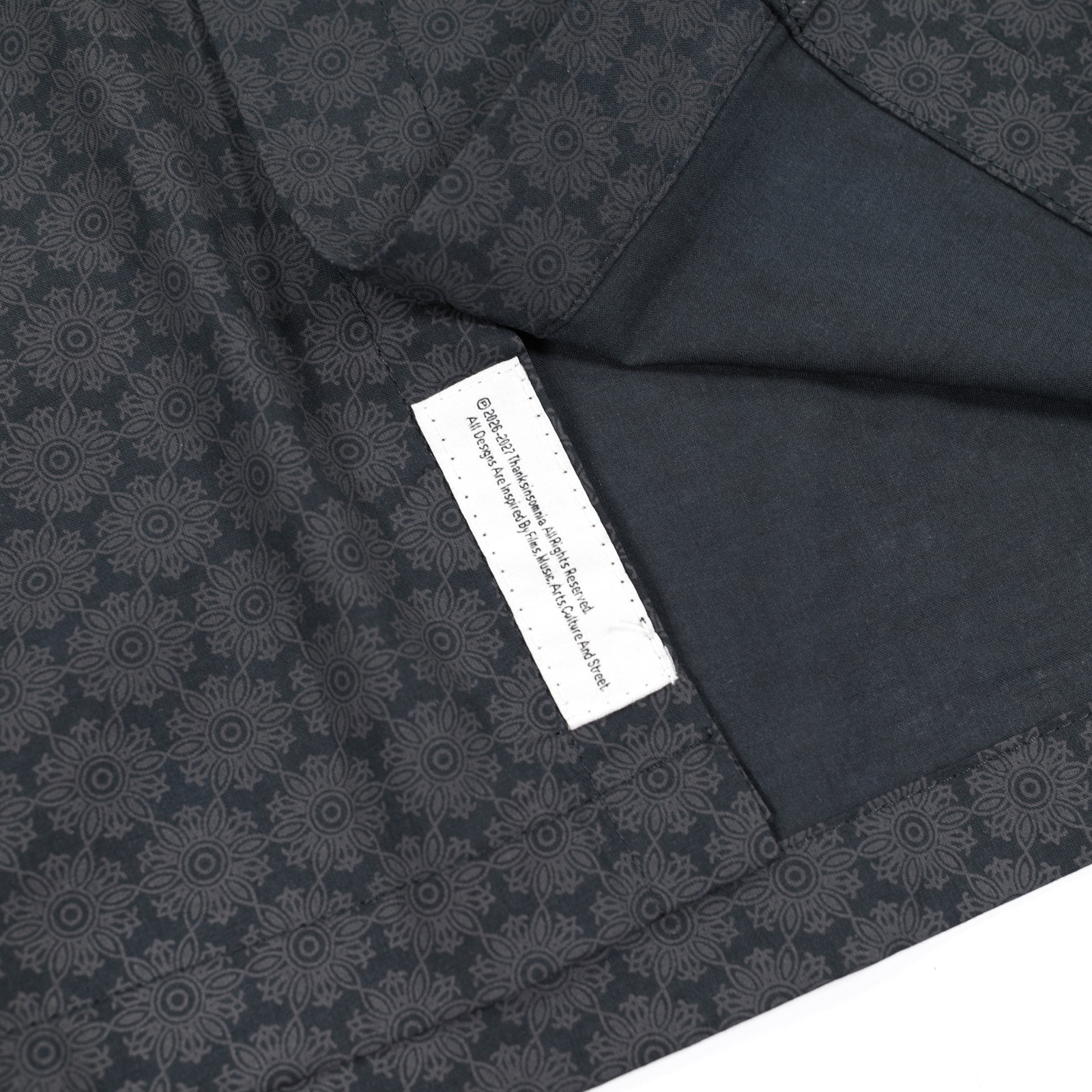 04 - Long Shirt Sophia Charcoal Thanksinsomnia