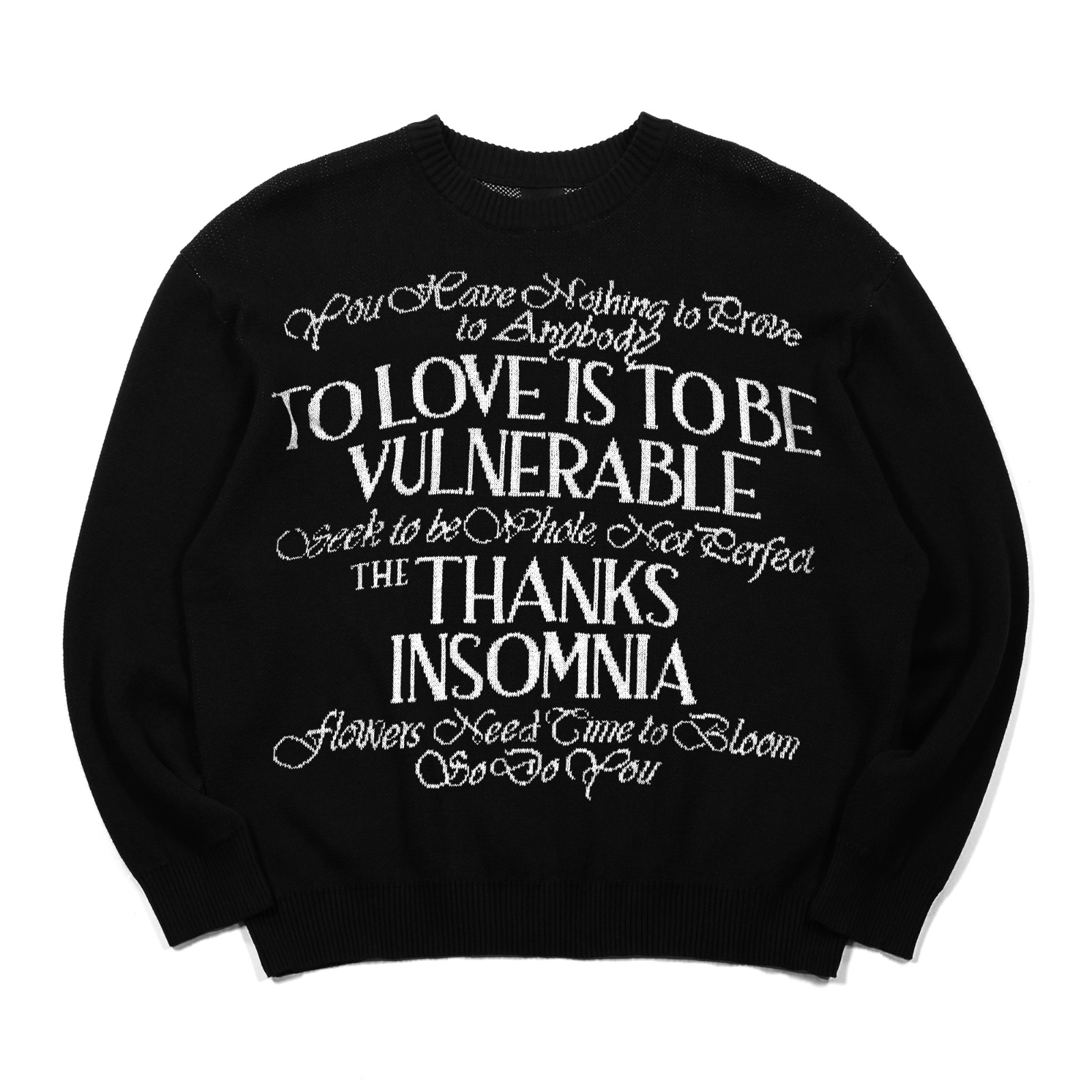 Sweater Lunais Black Thanksinsomnia