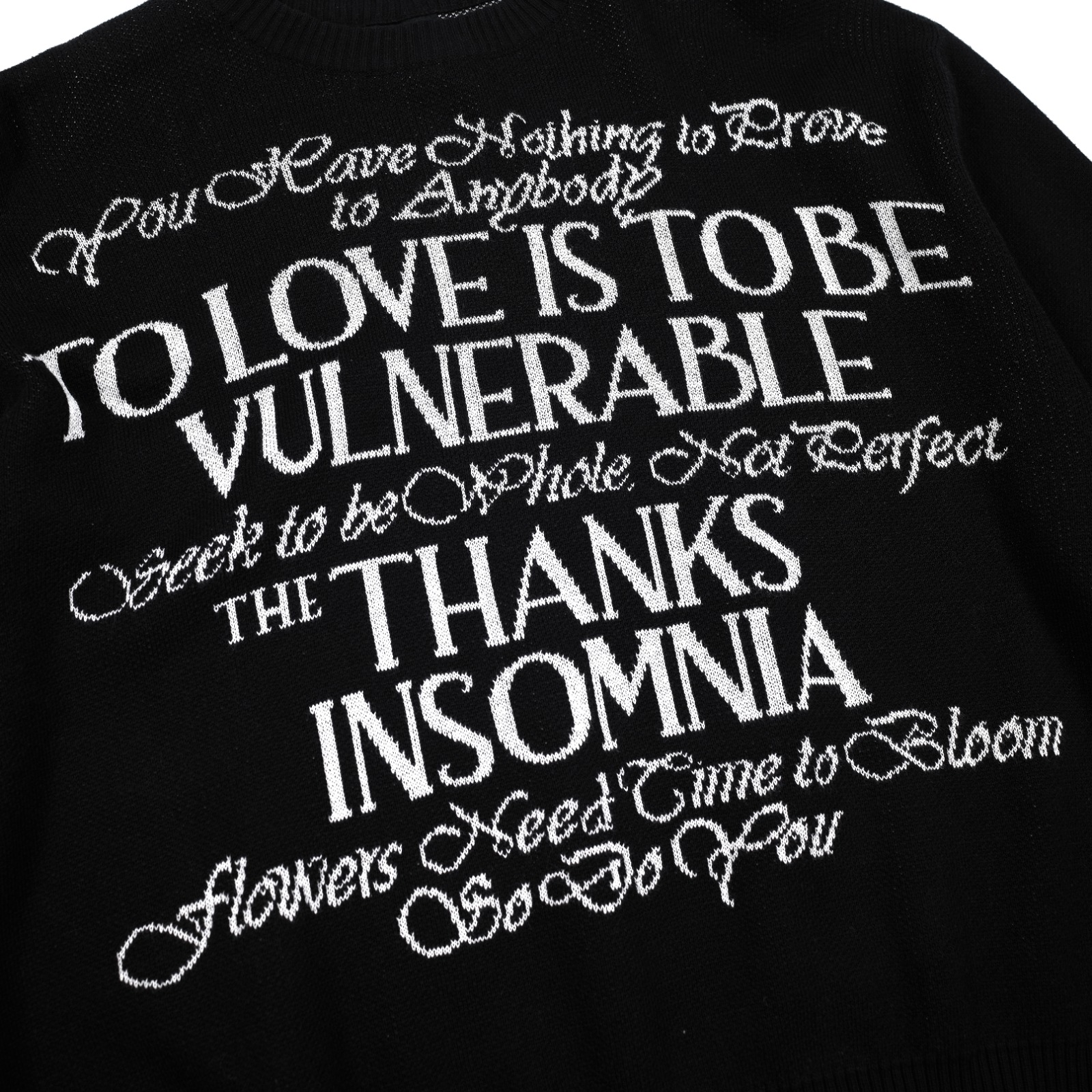 Sweater Lunais Black Thanksinsomnia