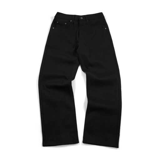 Image of Denim Pants Diletta Black Thanksinsomnia