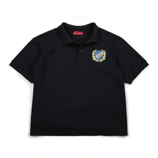 Image of Polo Shirt Gyndia Black Thanksinsomnia