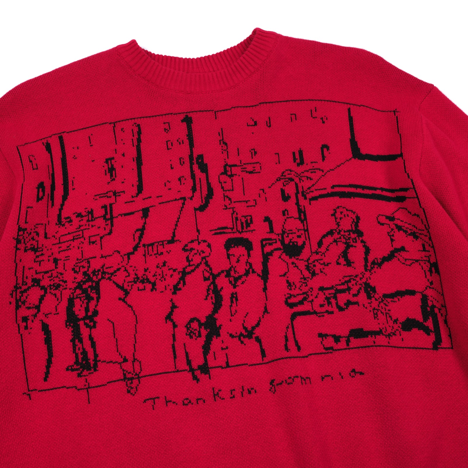 Sweater Sylvette Red Thanksinsomnia