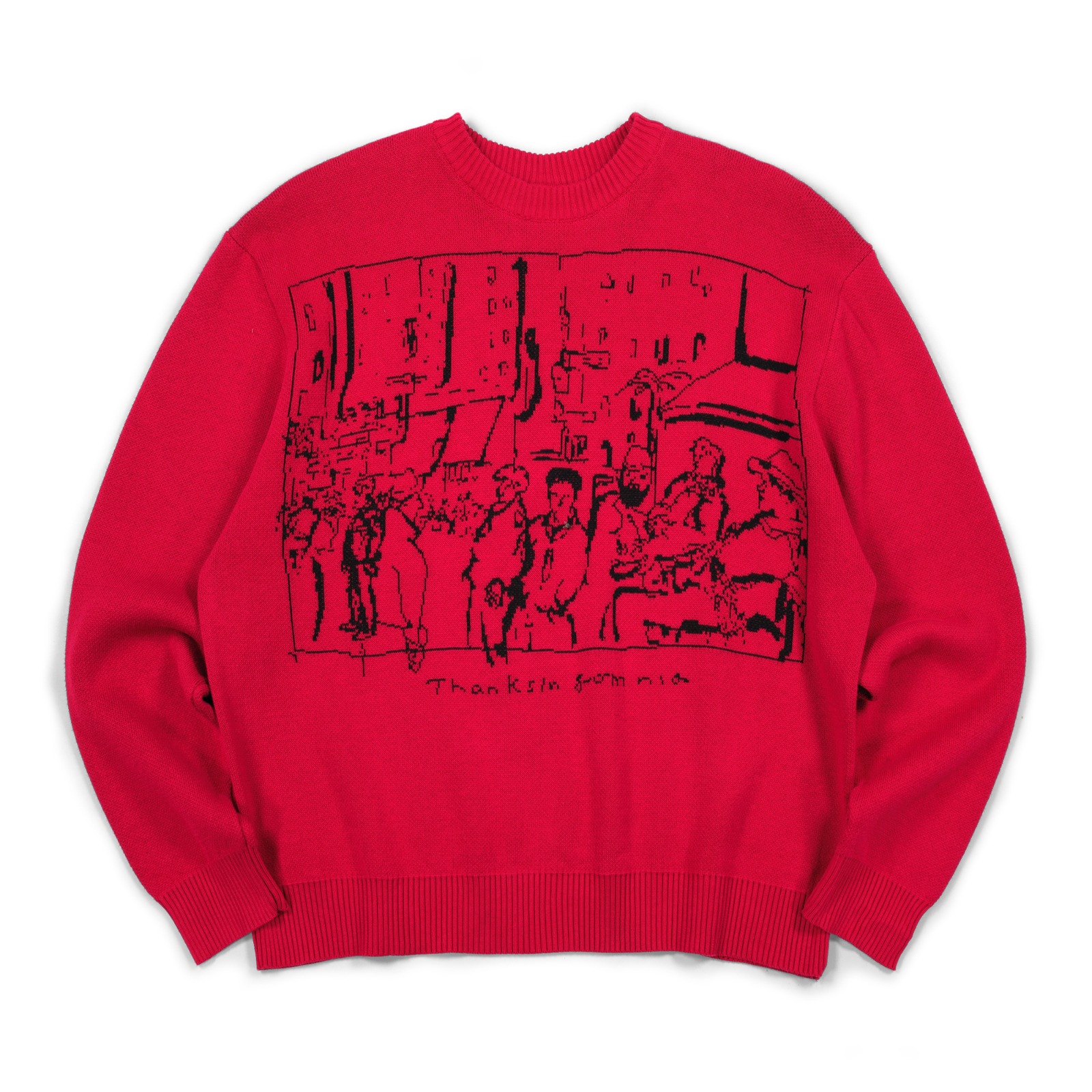 Sweater Sylvette Red Thanksinsomnia