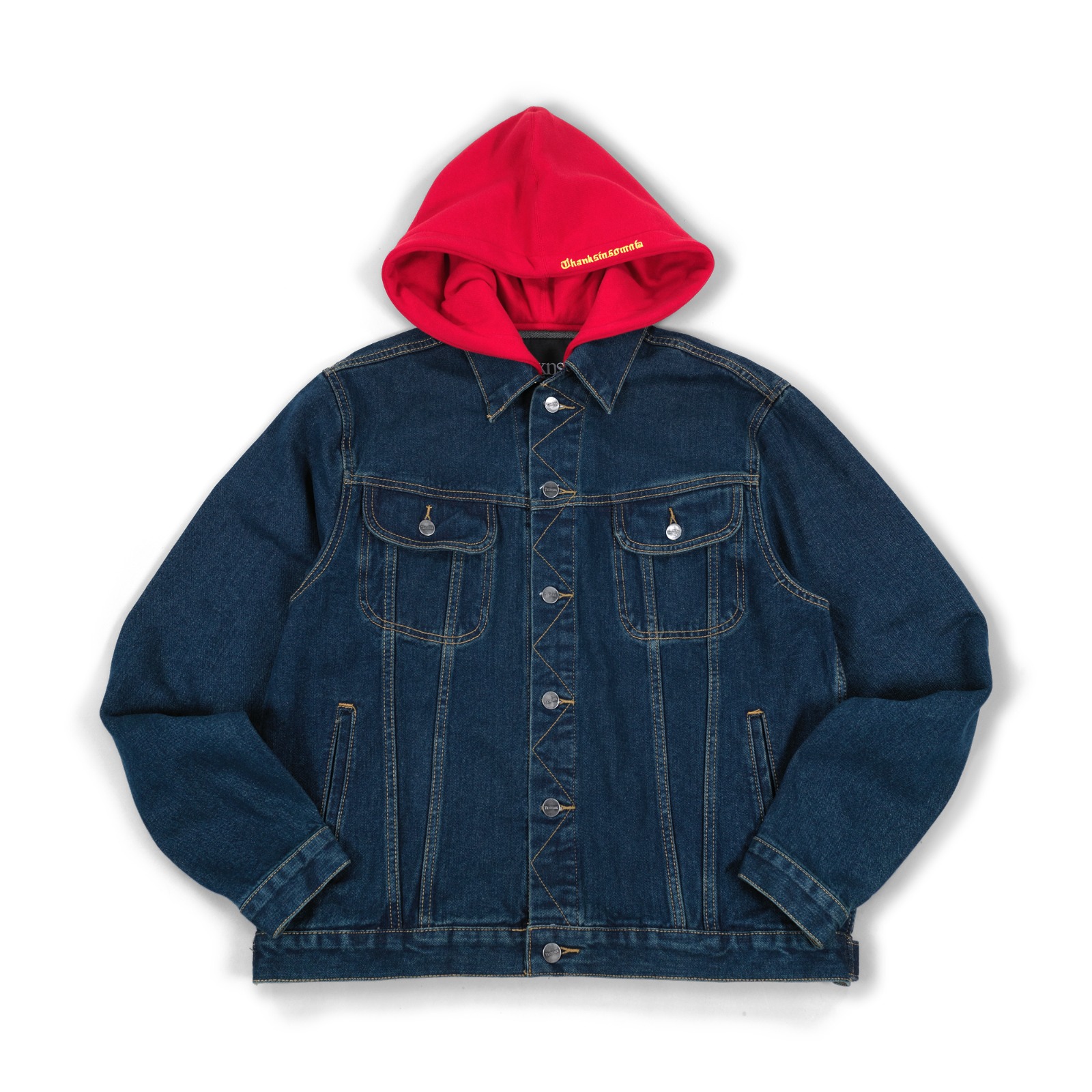 Denim Jacket Hood Marriza Indigo Thanksinsomnia