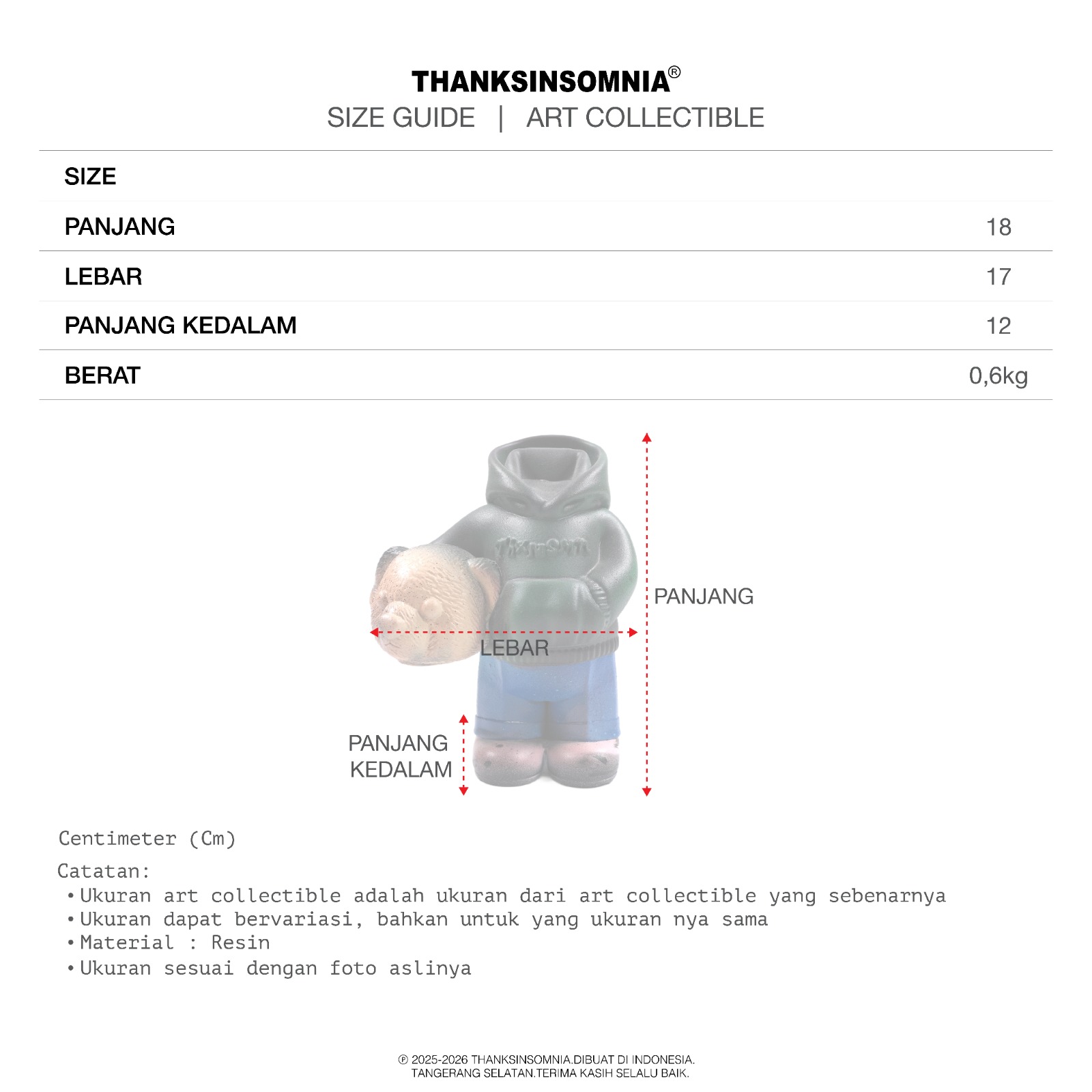 Art Collectible: Headless Bear Thanksinsomnia