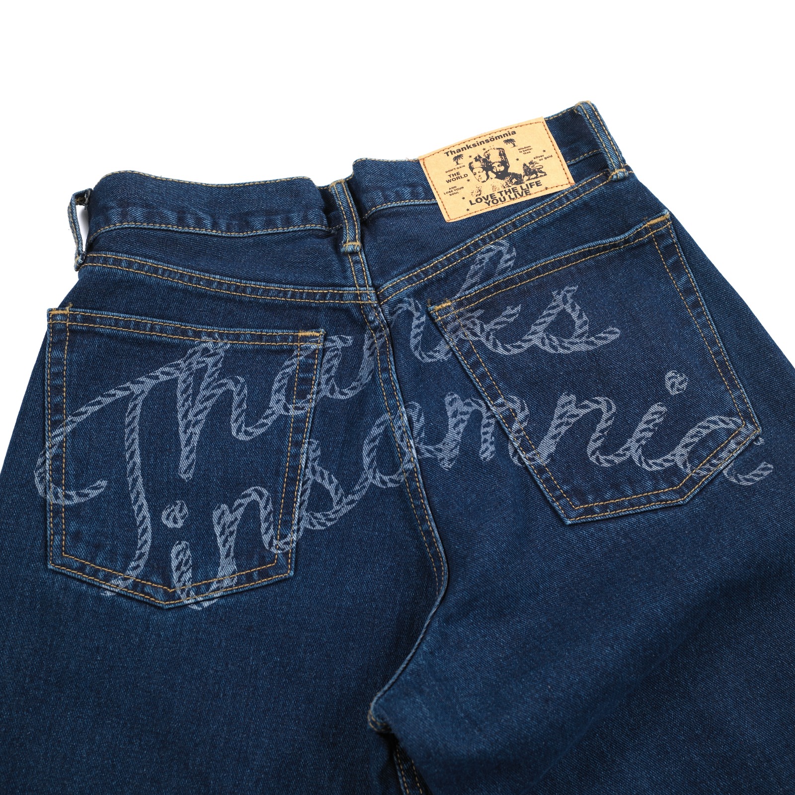Denim Pants Draelle Rope Indigo Thanksinsomnia