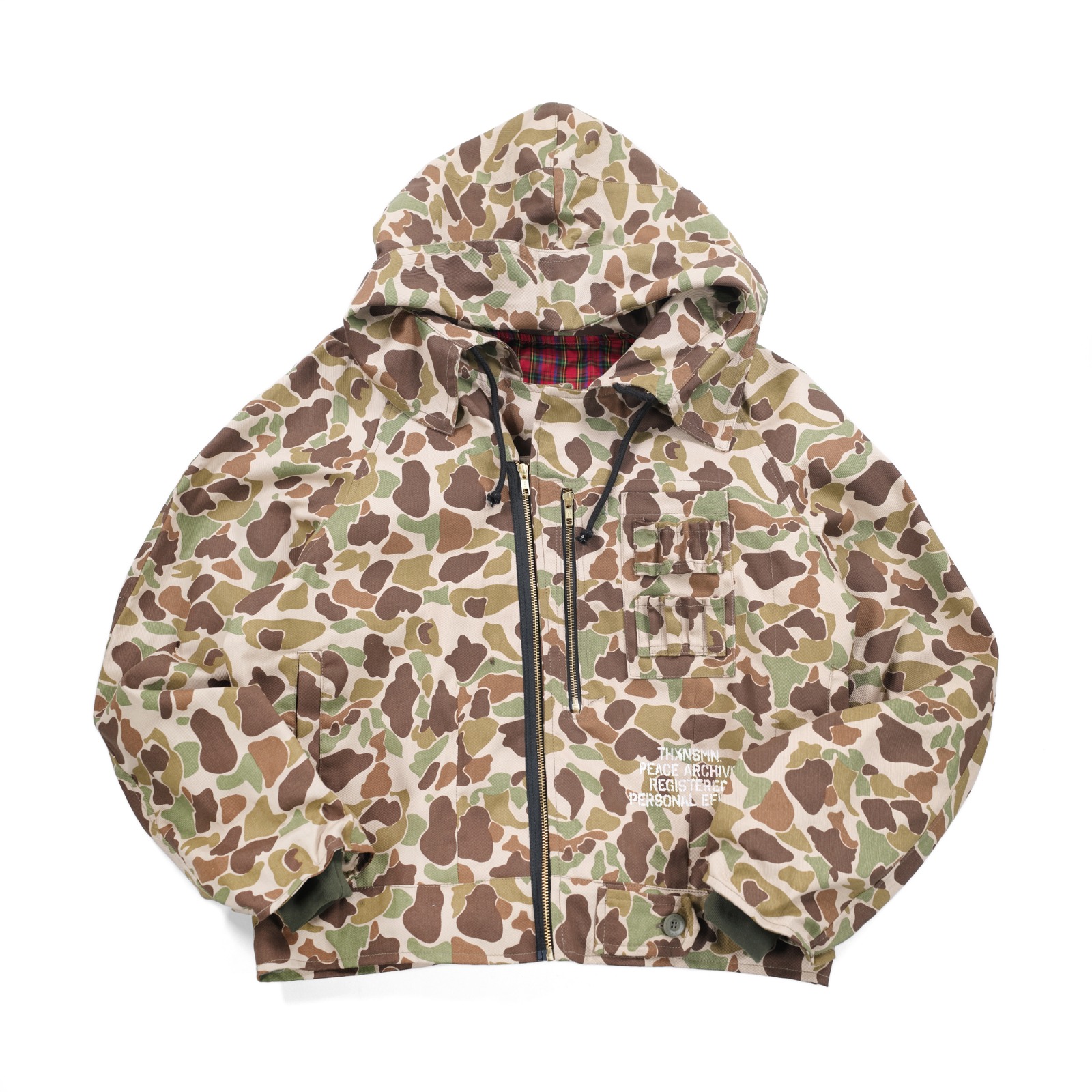 Zip Hood Faithe Camo Thanksinsomnia