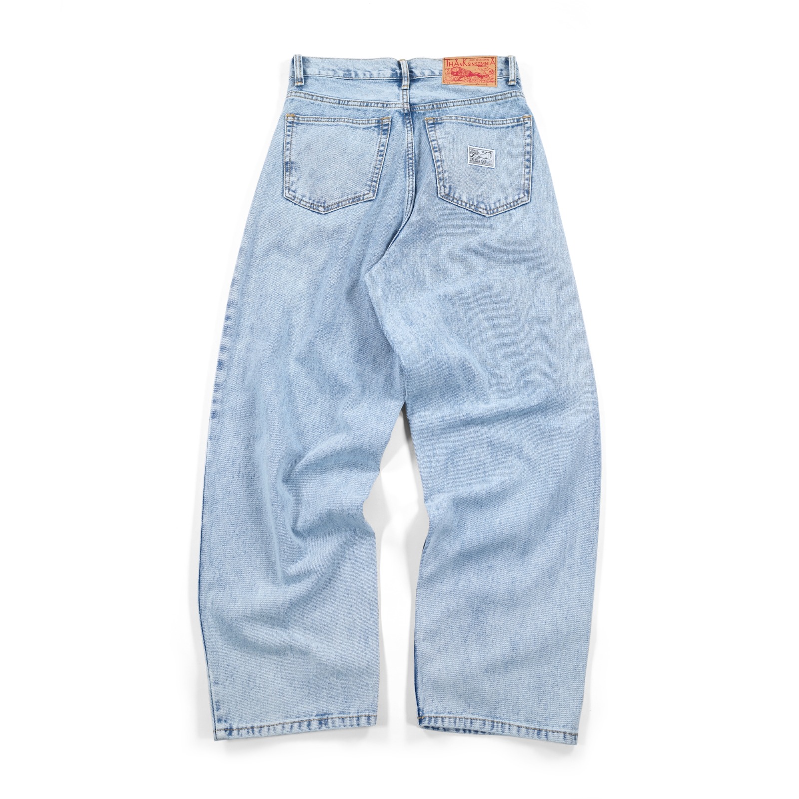 Denim Pants Ginna Patch Light Blue Thanksinsomnia