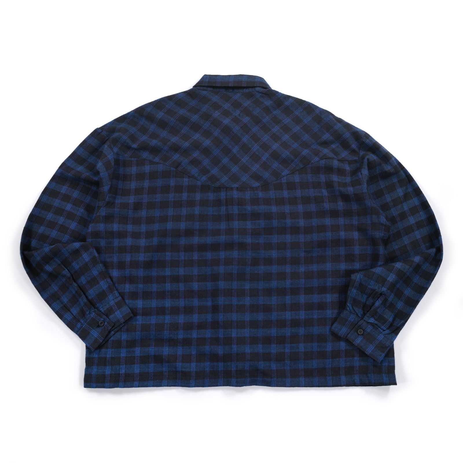 02 - Flannel Shirt Hollie Blue Black Thanksinsomnia