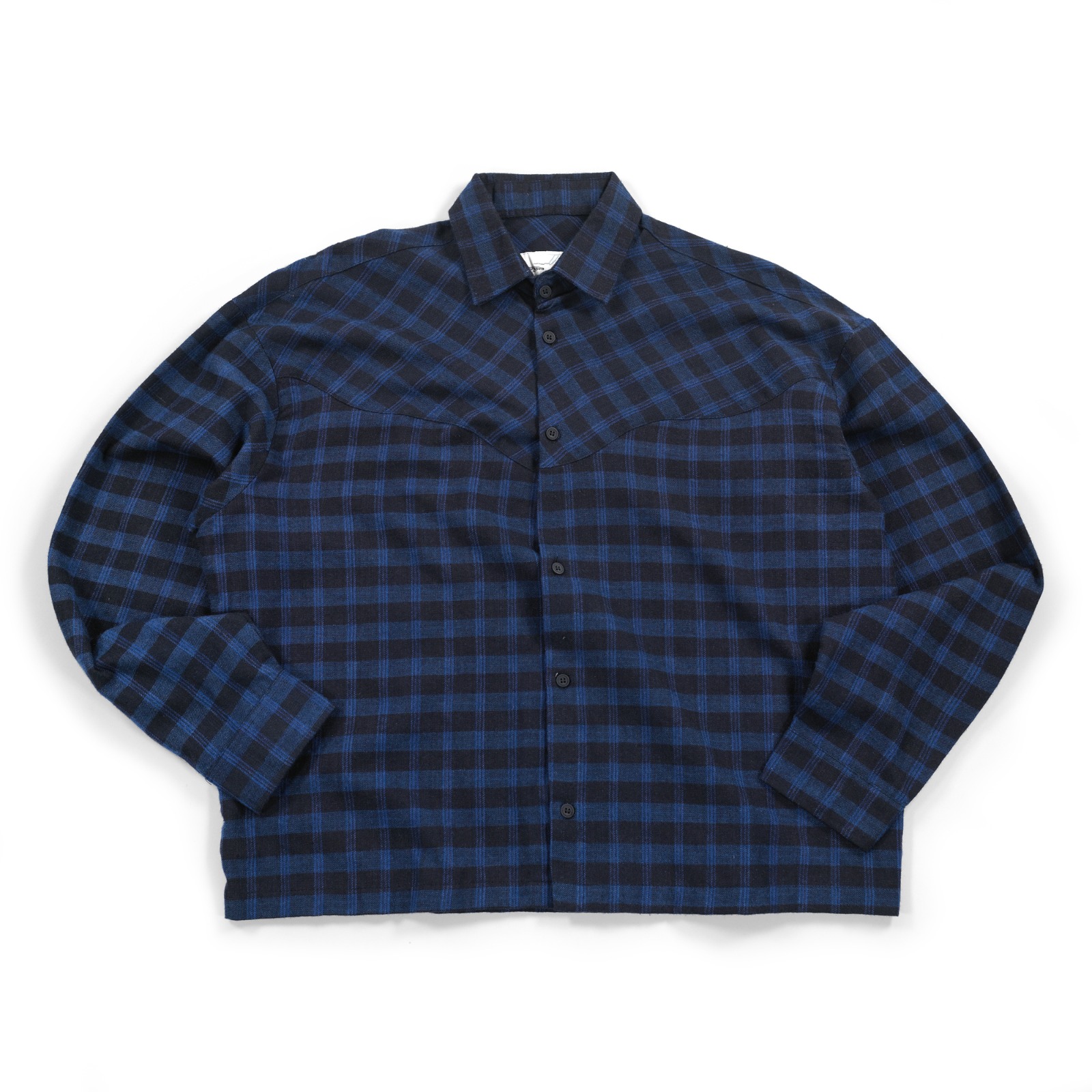02 - Flannel Shirt Hollie Blue Black Thanksinsomnia