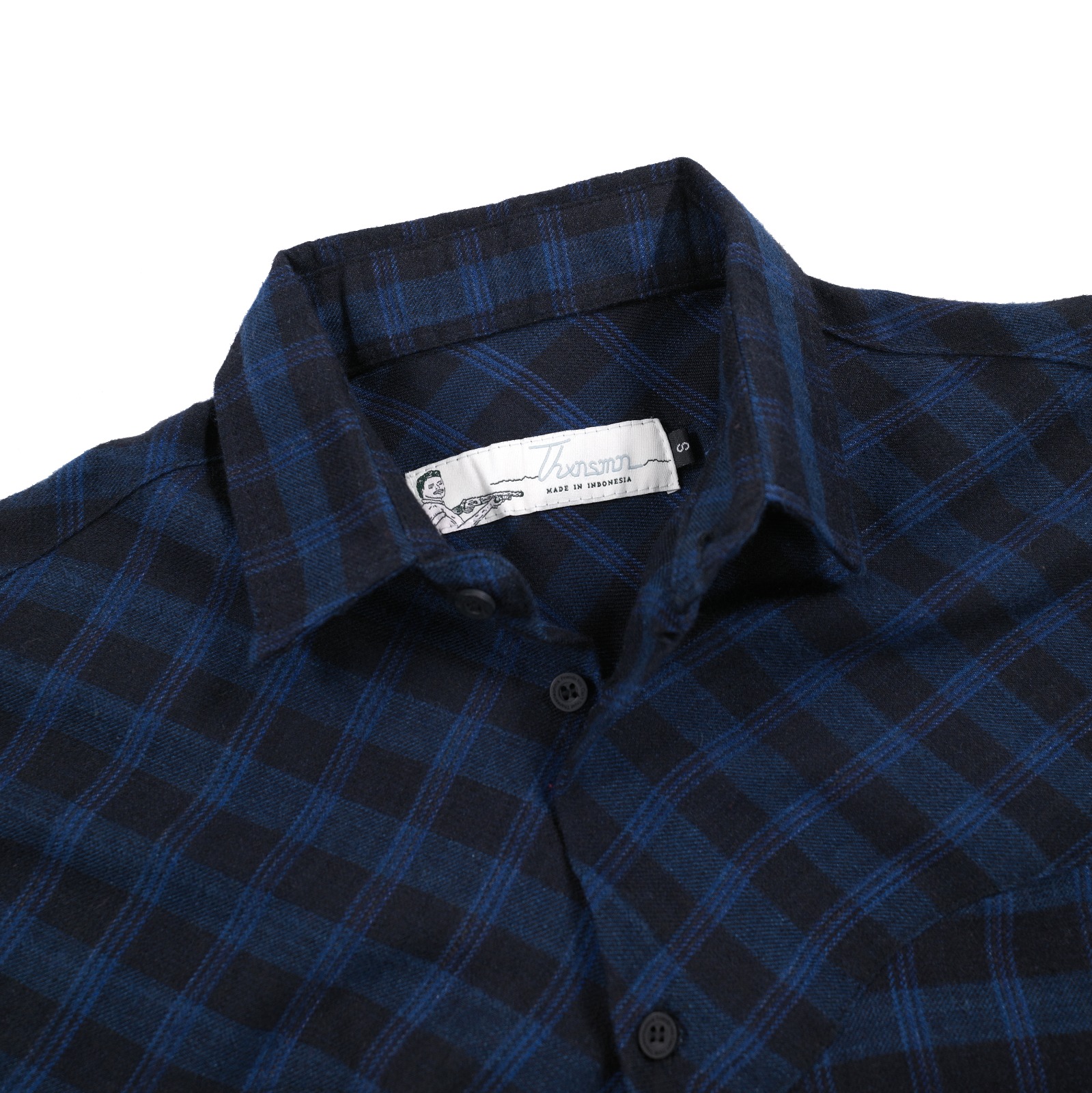 02 - Flannel Shirt Hollie Blue Black Thanksinsomnia