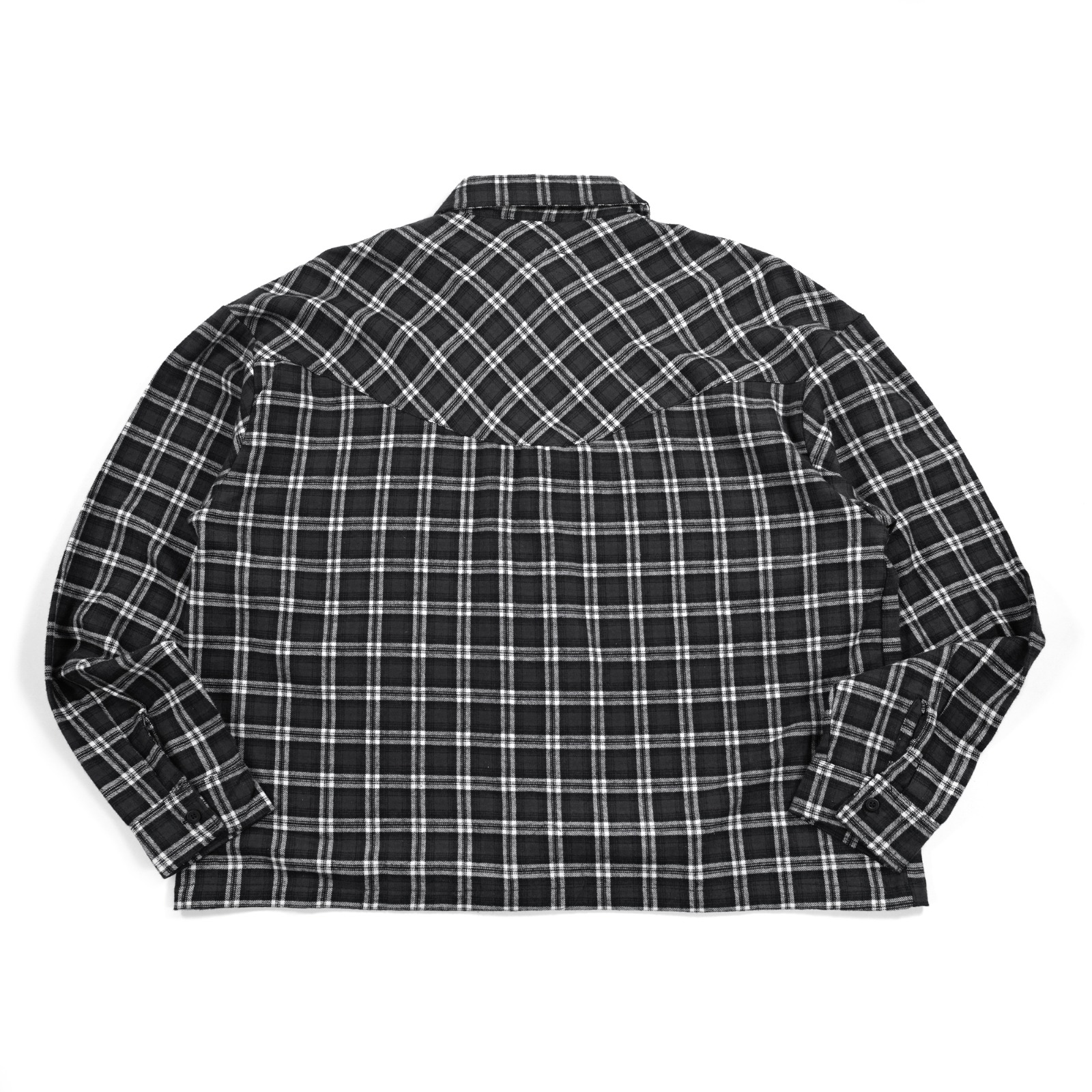 02 - Flannel Shirt Hollie Black White Thanksinsomnia
