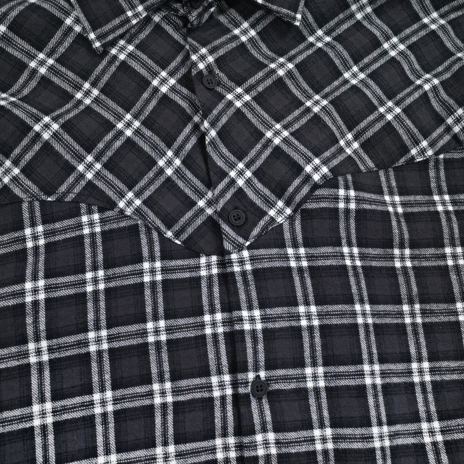 02 - Flannel Shirt Hollie Black White Thanksinsomnia