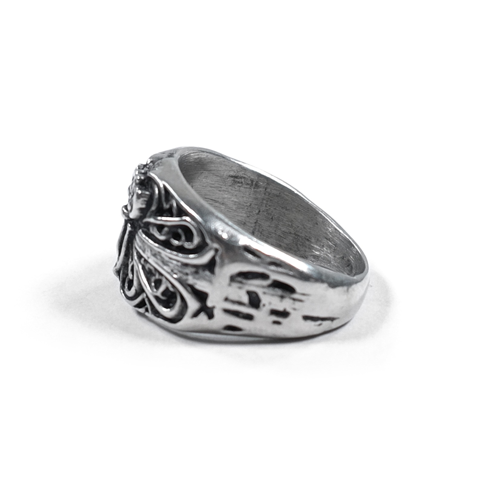 Ring Fruste Silver Thanksinsomnia