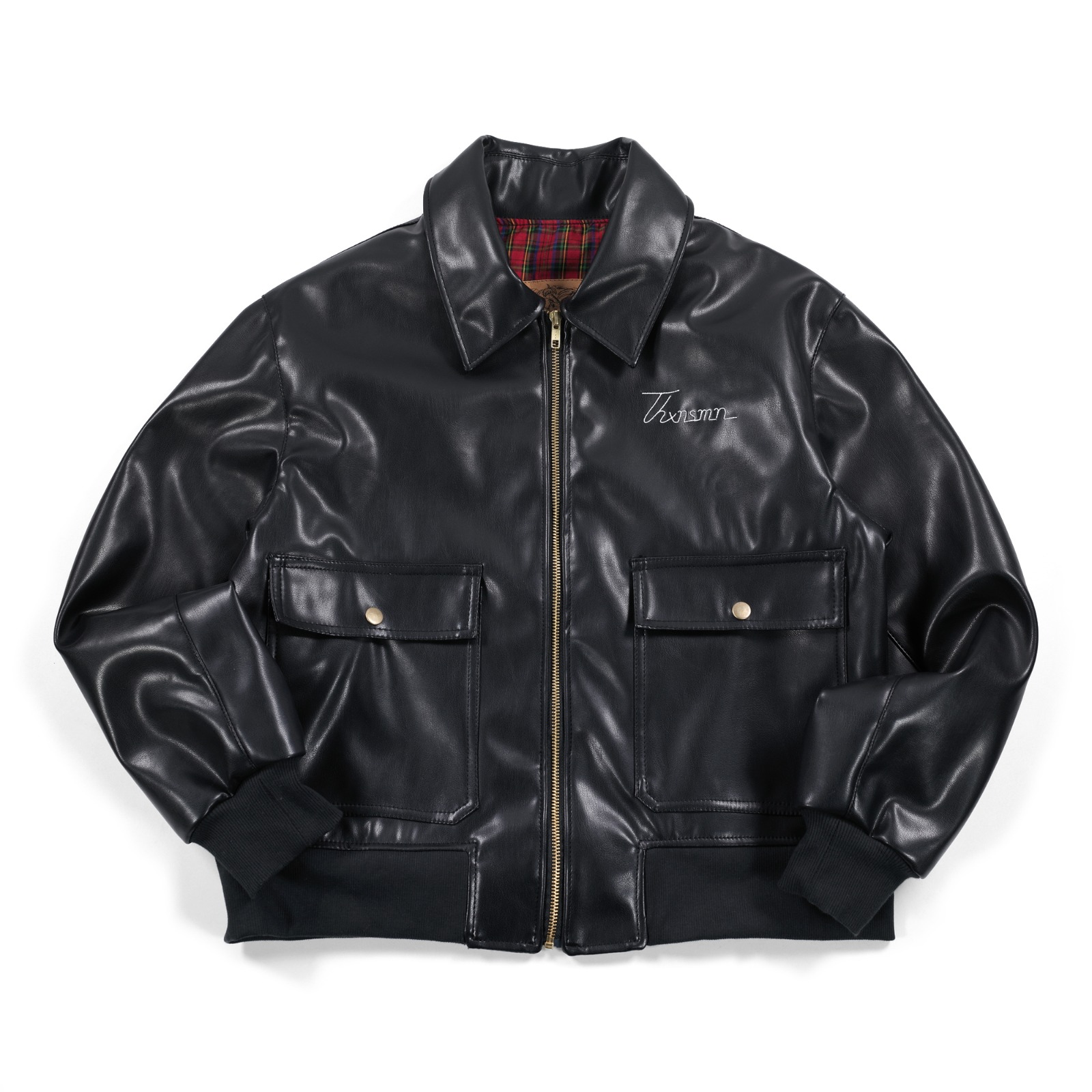 Synthetic Leather Jacket Hailey Black Thanksinsomnia