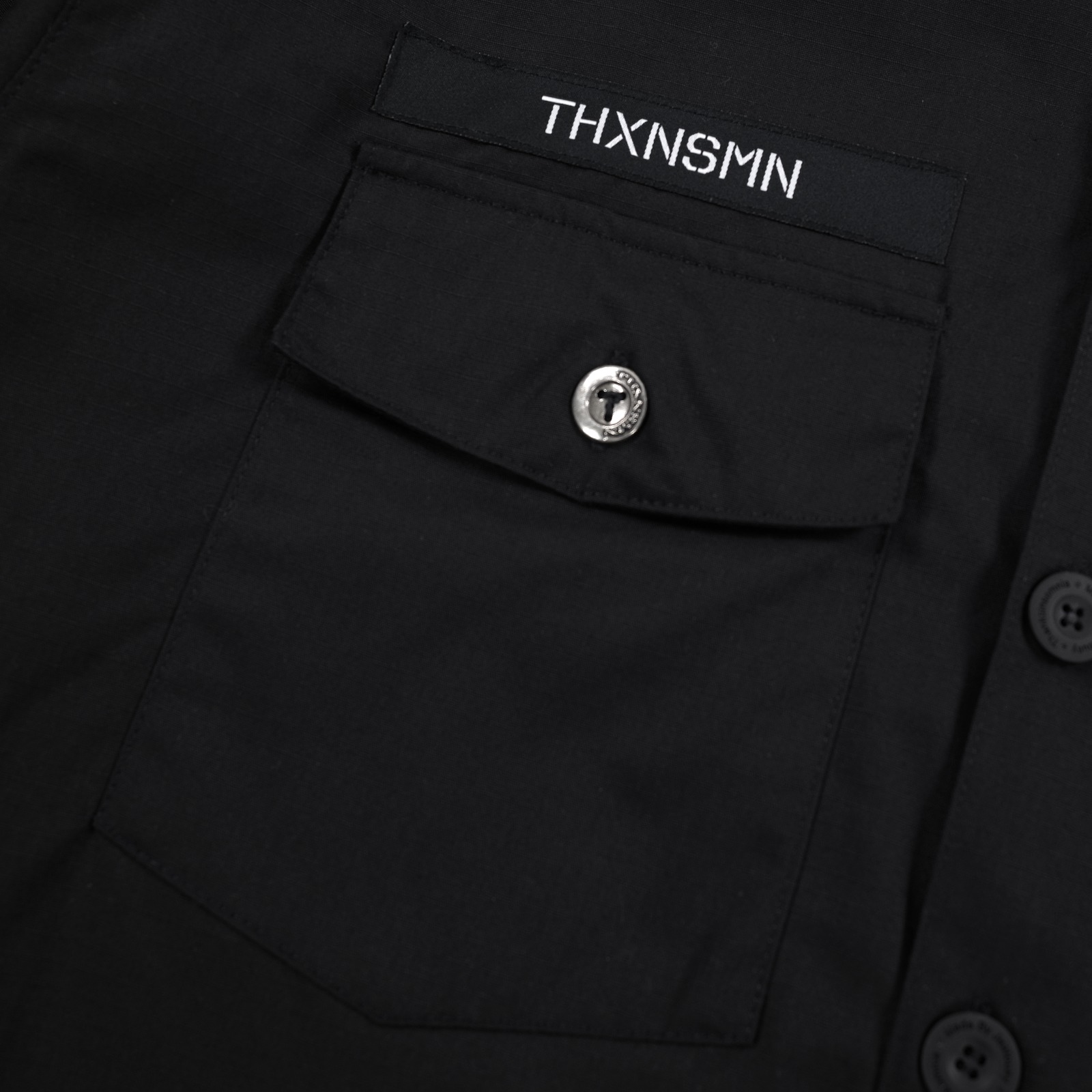 Utility Overshirt Fionael Black Thanksinsomnia