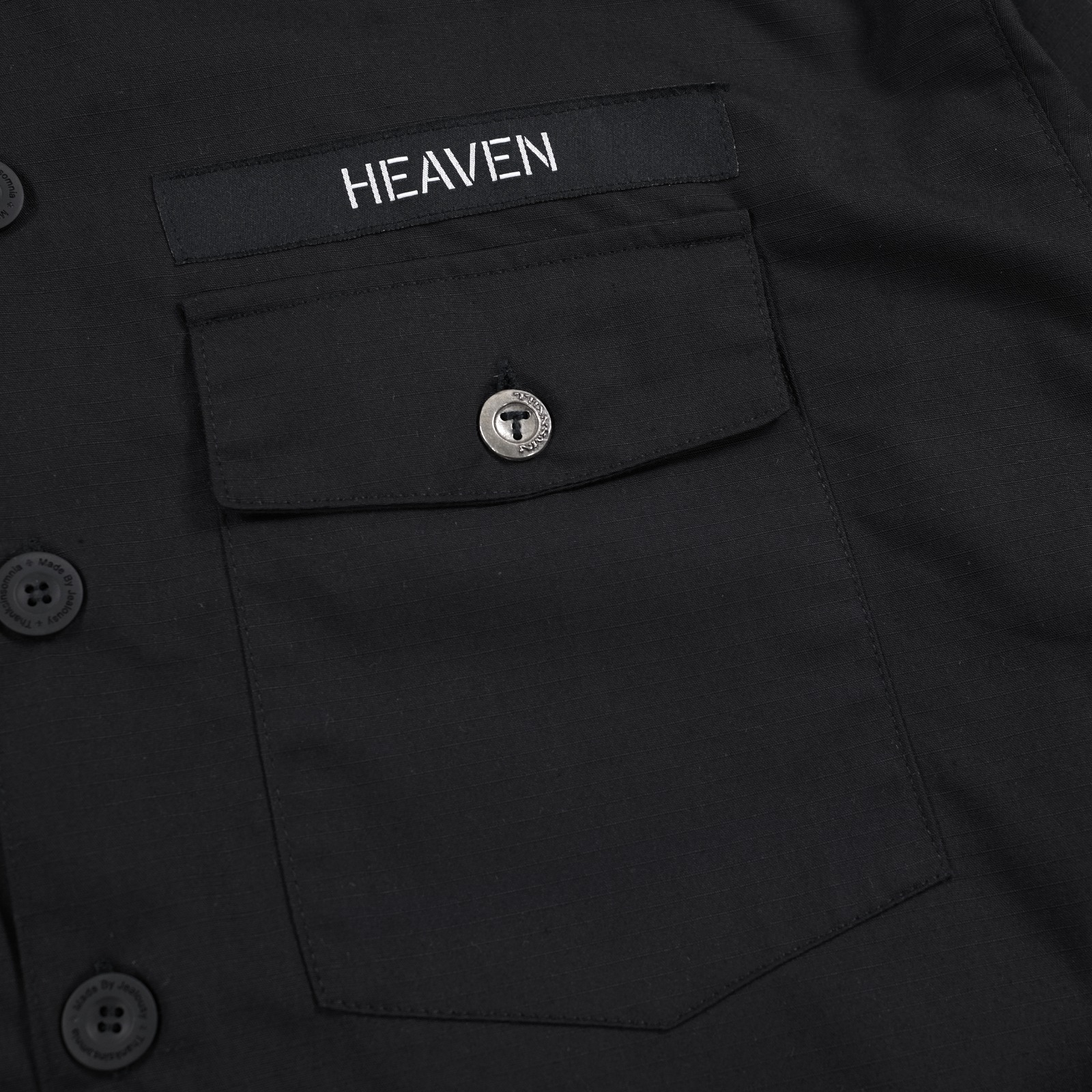 Utility Overshirt Fionael Black Thanksinsomnia