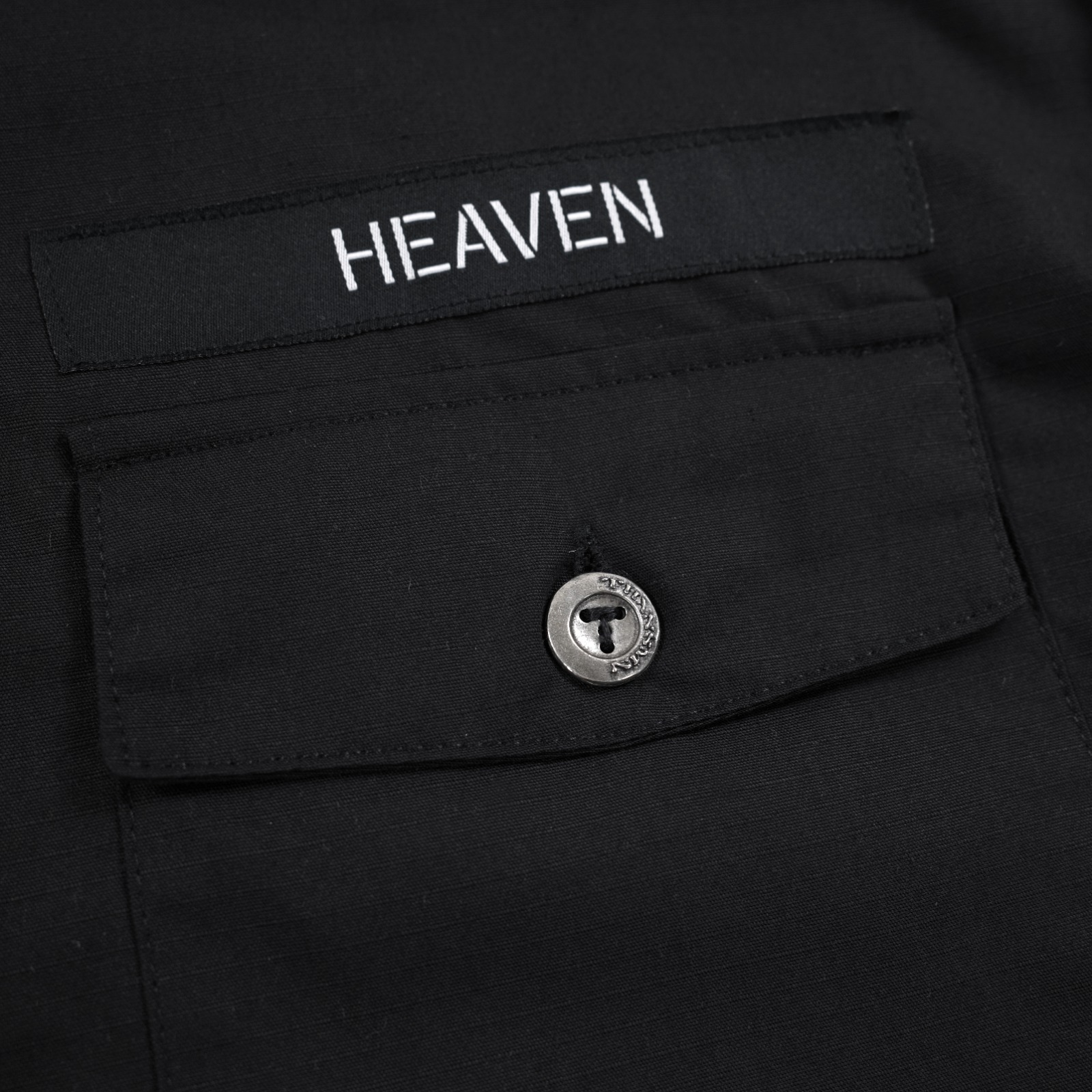 Utility Overshirt Fionael Black Thanksinsomnia