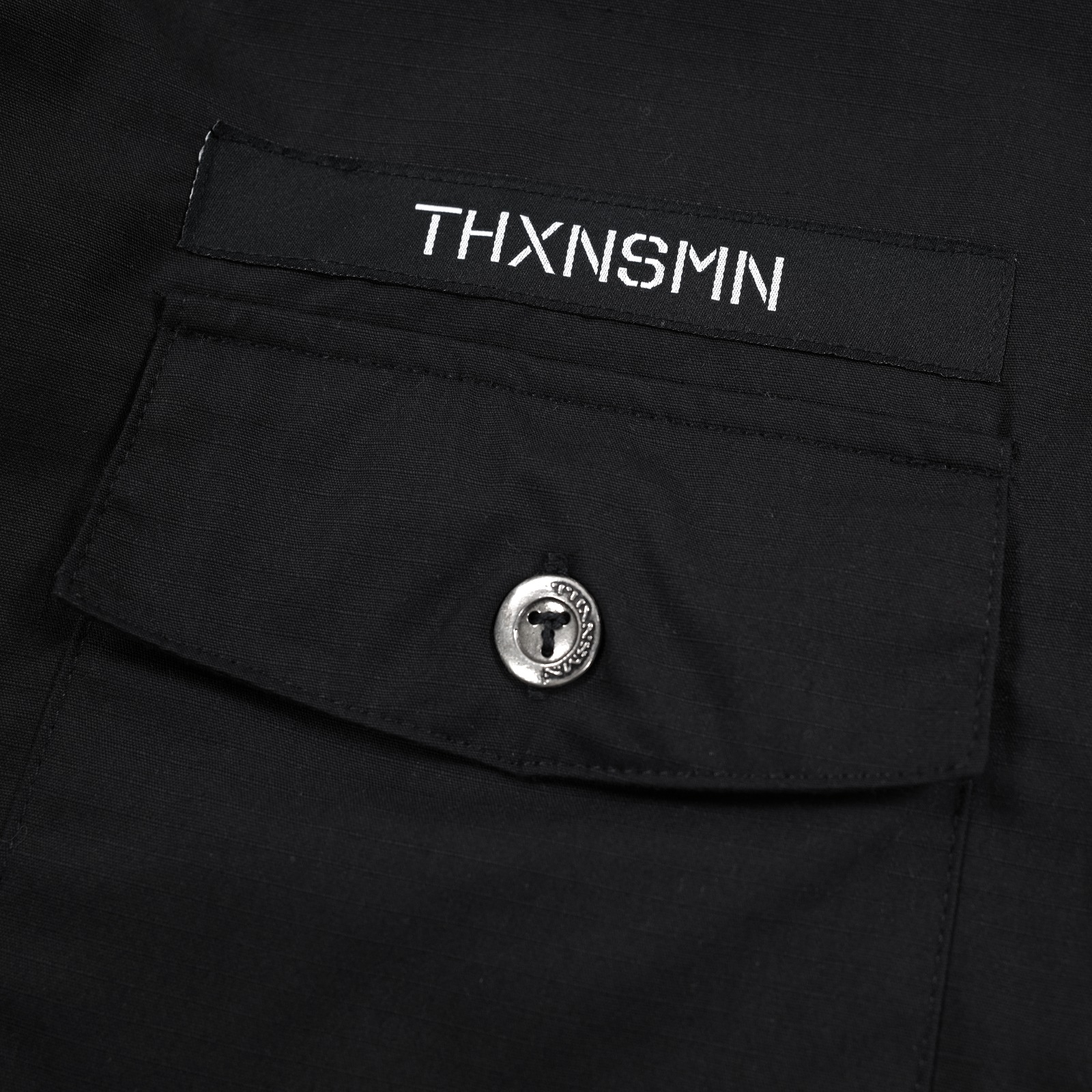 Utility Overshirt Fionael Black Thanksinsomnia
