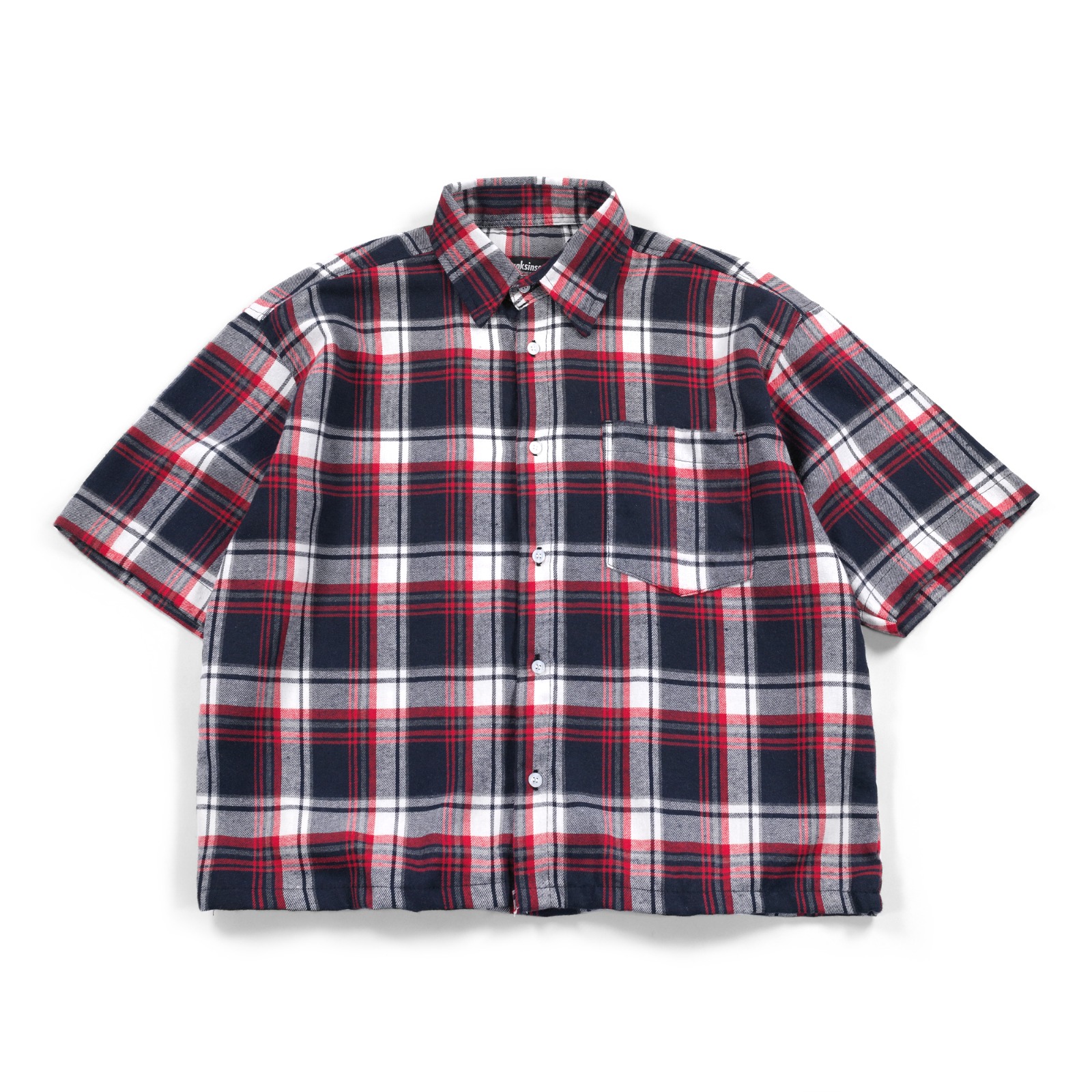 Oversized Shirt Arcesia Navy Red Thanksinsomnia