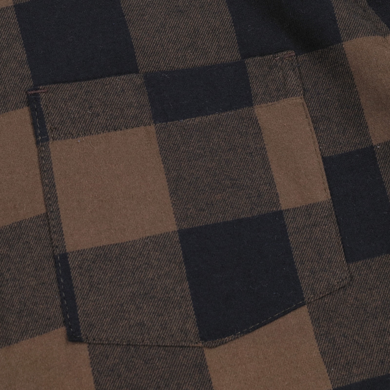 Oversized Shirt Bayonne Dark Brown Check Thanksinsomnia