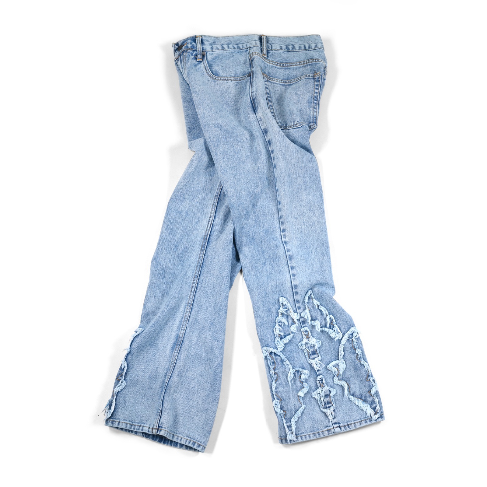 Denim Pant Jameela Distressed Light Blue Thanksinsomnia