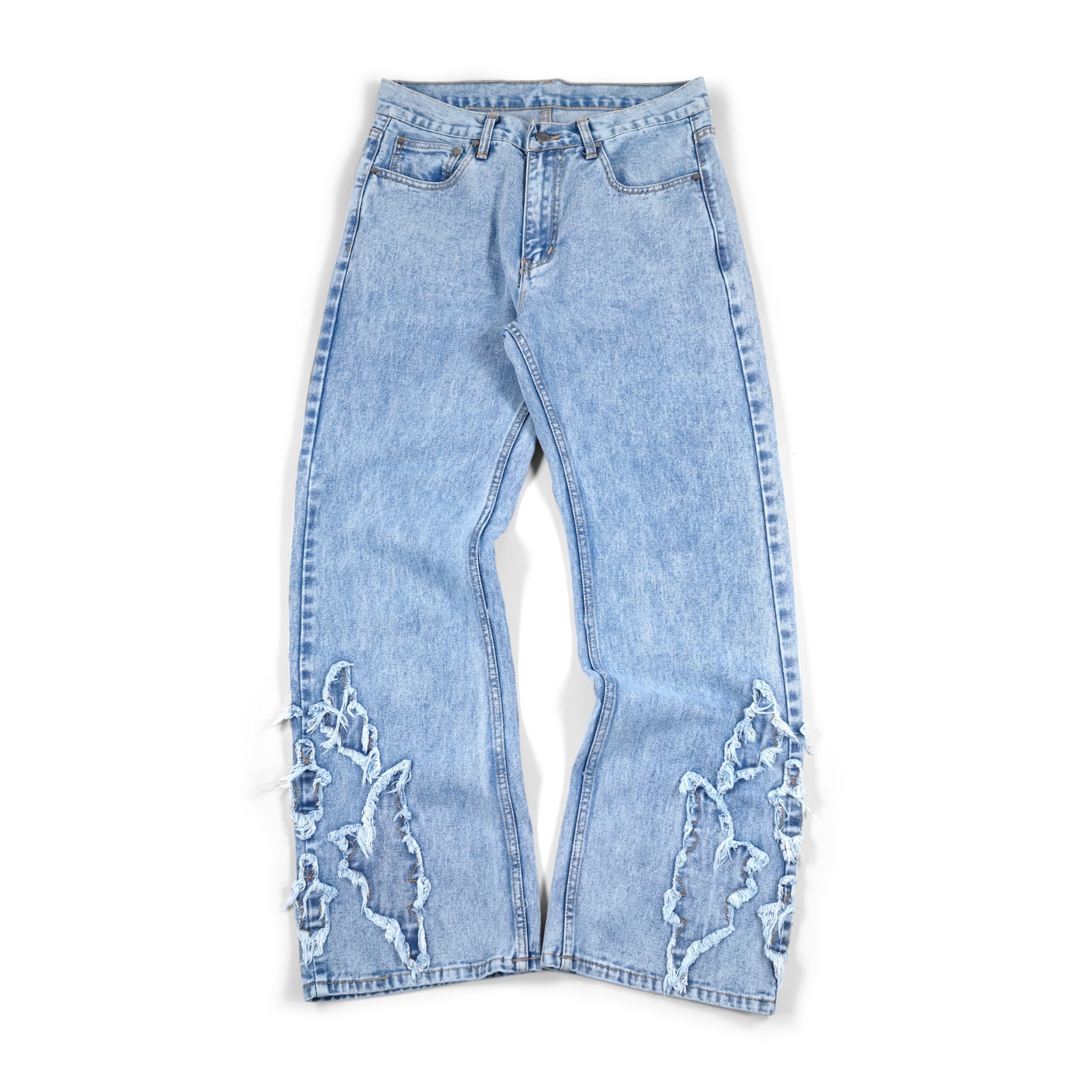 Denim Pant Jameela Distressed Light Blue Thanksinsomnia