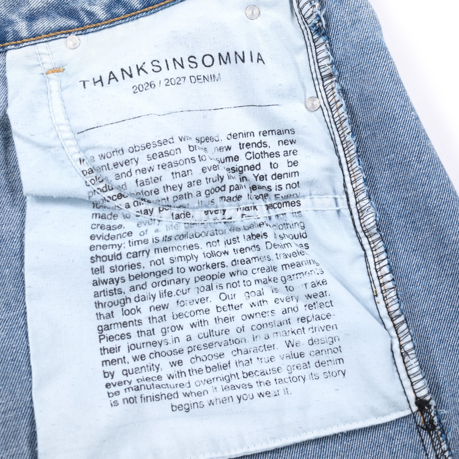 Denim Pants Meggy Basic Light Blue Thanksinsomnia
