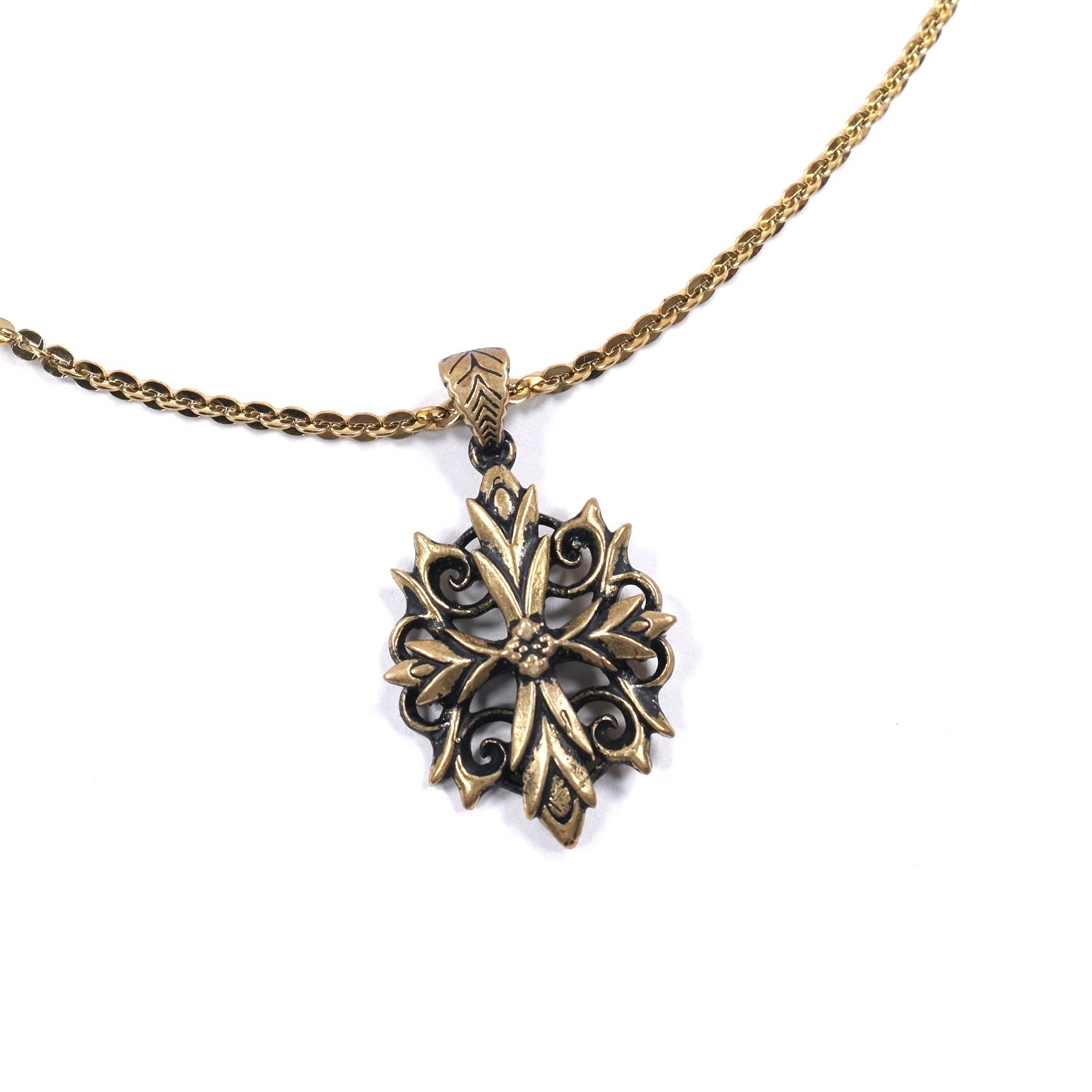 Necklace Seraphine Golden Thanksinsomnia