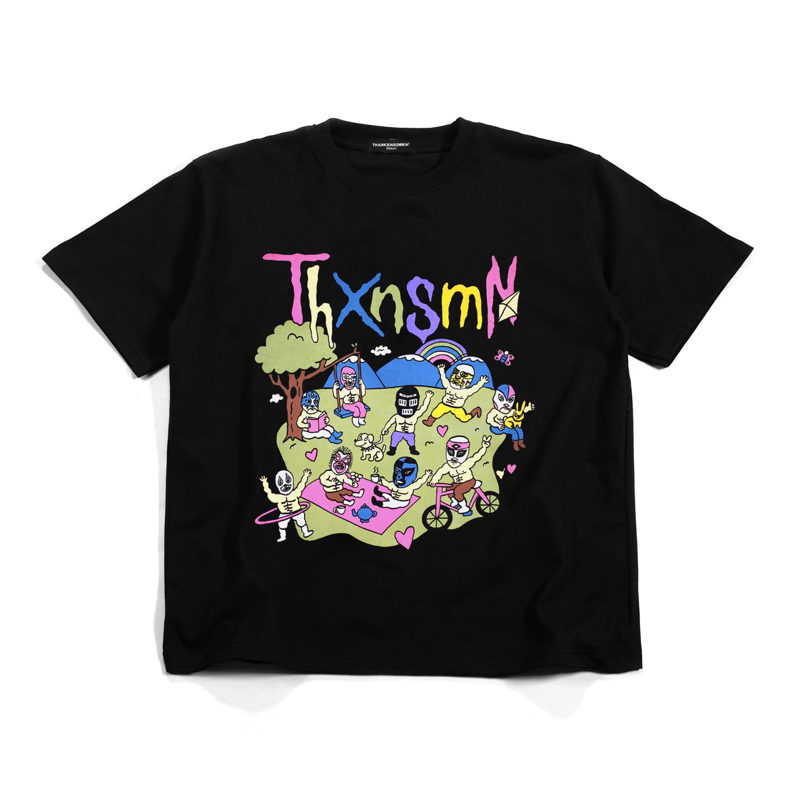 Tshirt Fumiola Black Thanksinsomnia