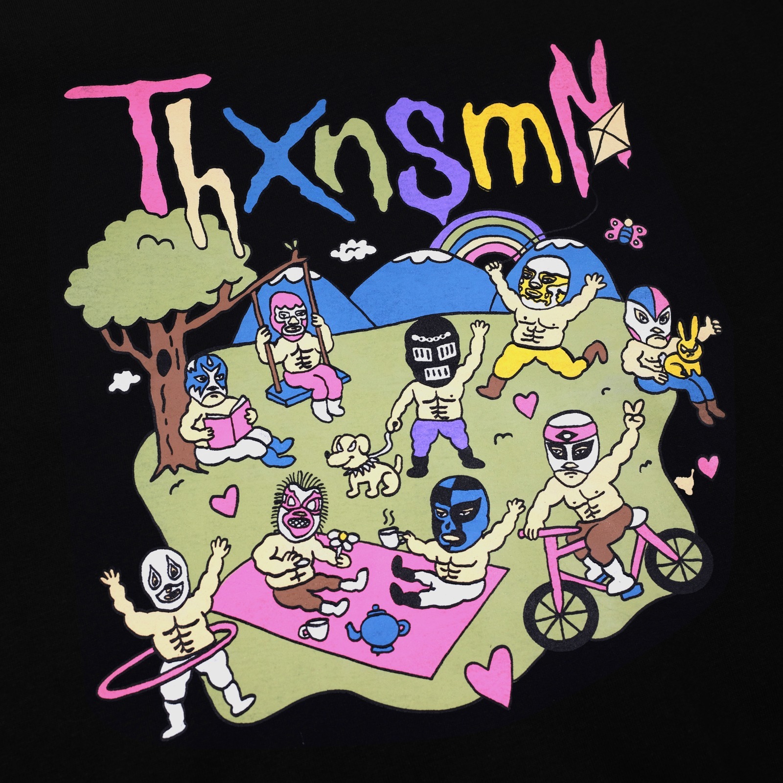 Tshirt Fumiola Black Thanksinsomnia