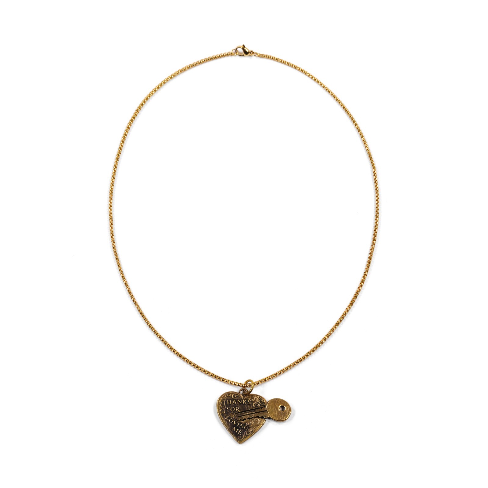 Necklace Heayes Golden Thanksinsomnia